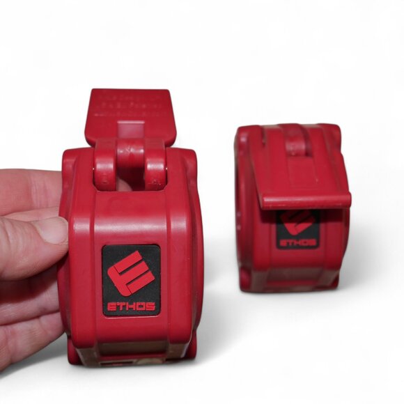 ETHOS Lock-Jaw Olympic Quick Release Barbell Collars 1 Pair - Picture 3 of 5
